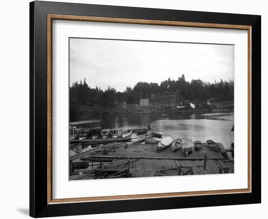 Shilshole Bay, Seattle, 1912-Ashael Curtis-Framed Giclee Print