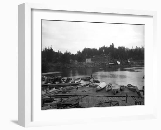 Shilshole Bay, Seattle, 1912-Ashael Curtis-Framed Giclee Print