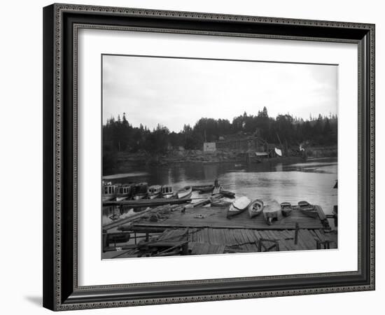 Shilshole Bay, Seattle, 1912-Ashael Curtis-Framed Giclee Print