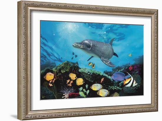 Shimmer Bay-Scott Westmoreland-Framed Art Print