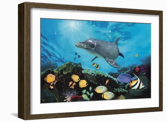 Shimmer Bay-Scott Westmoreland-Framed Art Print