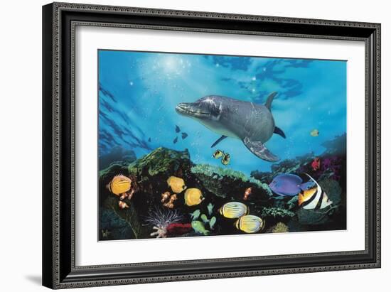 Shimmer Bay-Scott Westmoreland-Framed Art Print