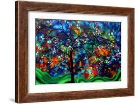 Shimmer In The Sky-Megan Aroon Duncanson-Framed Art Print