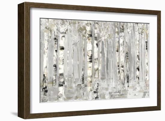 Shimmering Birch Grove-Sally Swatland-Framed Art Print