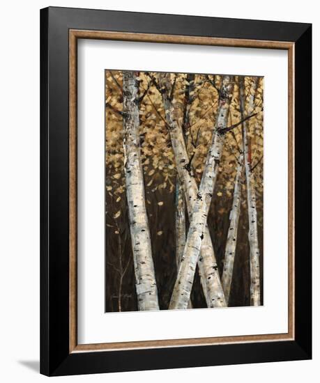 Shimmering Birches 1-Arnie Fisk-Framed Art Print