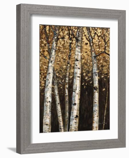 Shimmering Birches 2-Arnie Fisk-Framed Art Print