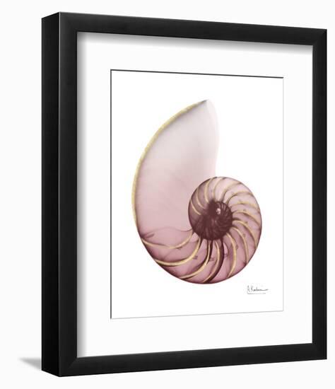 Shimmering Blush Snail 1-Albert Koetsier-Framed Photo