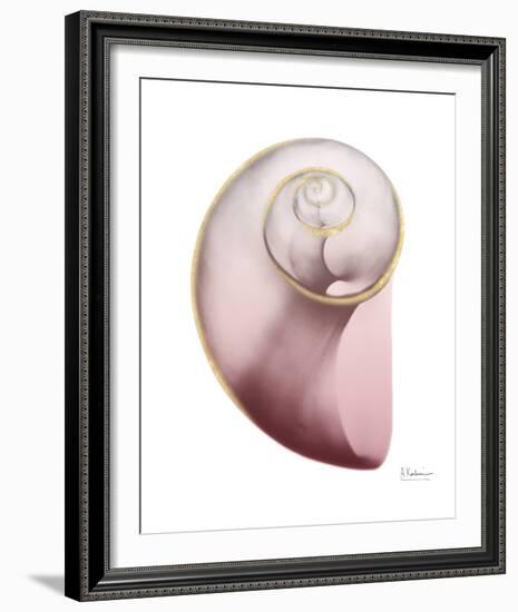 Shimmering Blush Snail 2-Albert Koetsier-Framed Photo