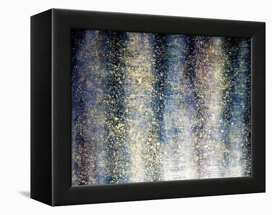 Shimmering deep-Hyunah Kim-Framed Stretched Canvas