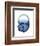 Shimmering Indigo Snail 1-Albert Koetsier-Framed Photo