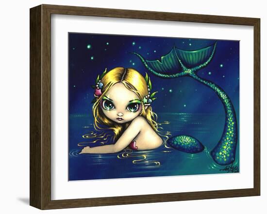 Shimmering Mermaid-Jasmine Becket-Griffith-Framed Art Print