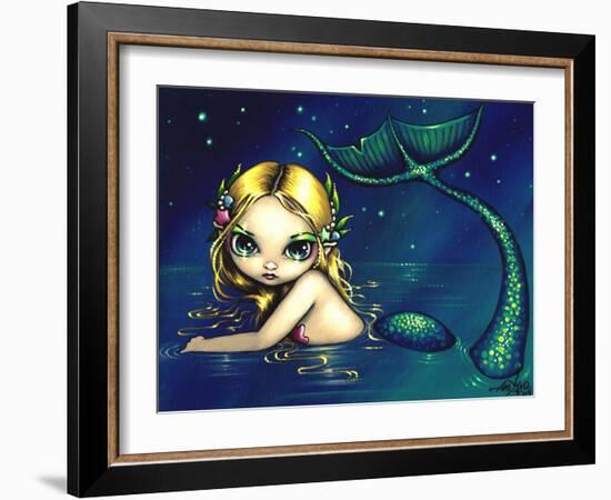 Shimmering Mermaid-Jasmine Becket-Griffith-Framed Art Print