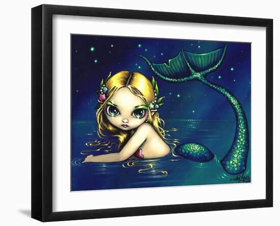 Shimmering Mermaid-Jasmine Becket-Griffith-Framed Art Print