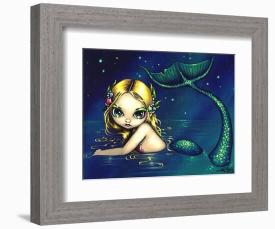 Shimmering Mermaid-Jasmine Becket-Griffith-Framed Art Print