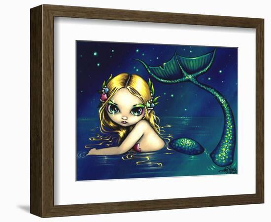 Shimmering Mermaid-Jasmine Becket-Griffith-Framed Art Print