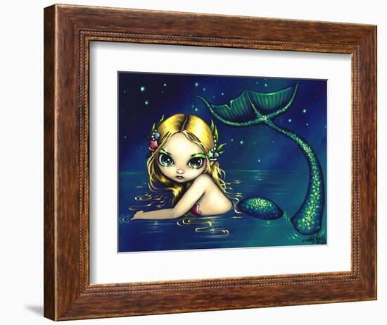 Shimmering Mermaid-Jasmine Becket-Griffith-Framed Art Print