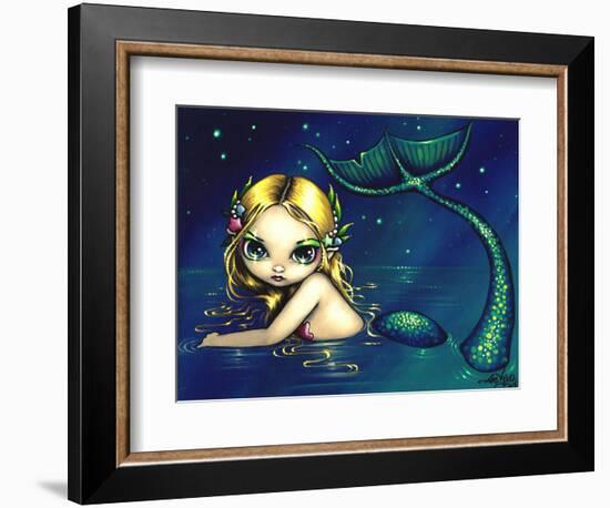 Shimmering Mermaid-Jasmine Becket-Griffith-Framed Art Print