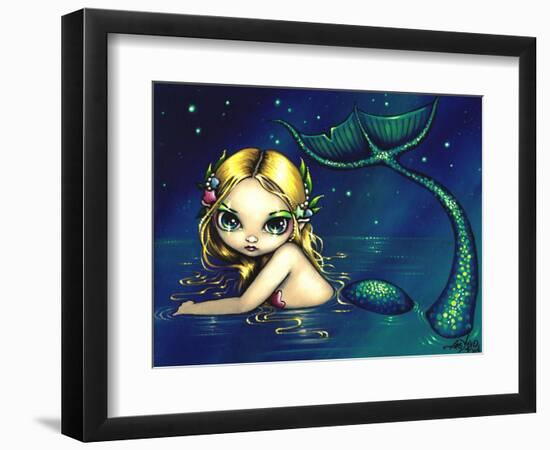 Shimmering Mermaid-Jasmine Becket-Griffith-Framed Art Print