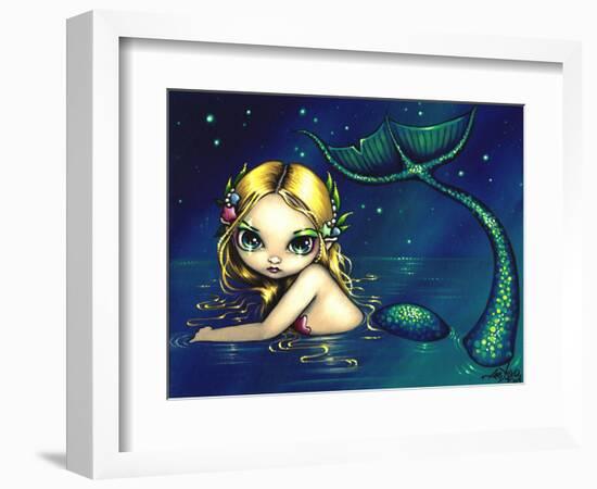 Shimmering Mermaid-Jasmine Becket-Griffith-Framed Art Print