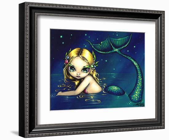 Shimmering Mermaid-Jasmine Becket-Griffith-Framed Art Print