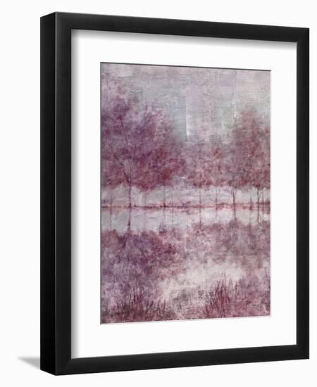 Shimmering Plum Landscape 1-Jill Schultz McGannon-Framed Art Print