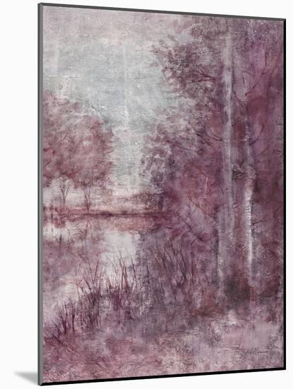 Shimmering Plum Landscape 2-Jill Schultz McGannon-Mounted Art Print