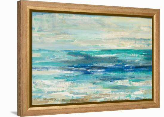 Shimmering Sea-Silvia Vassileva-Framed Stretched Canvas