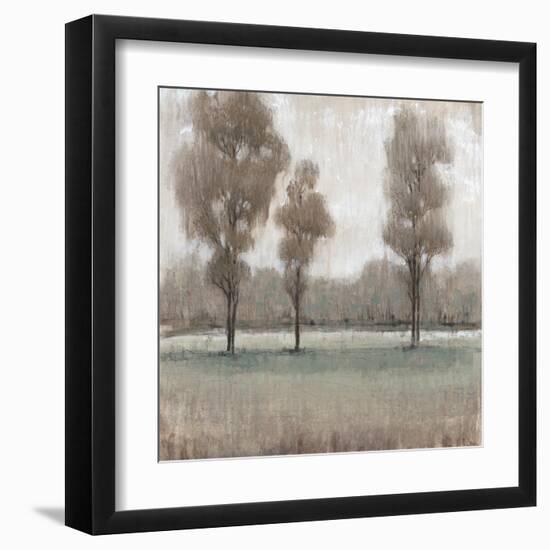 Shimmering Trees II-Tim OToole-Framed Art Print