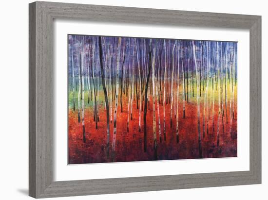 Shimmering Trees-Tim O'toole-Framed Giclee Print