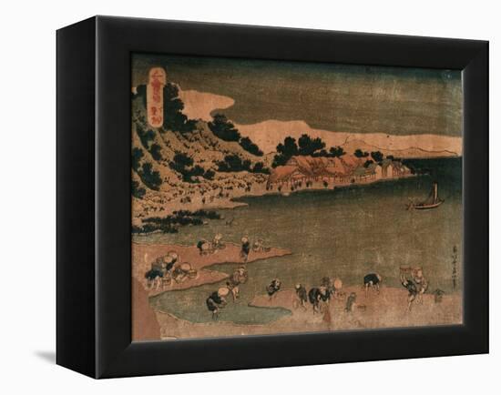 Shimosa Nobuto-Katsushika Hokusai-Framed Premier Image Canvas