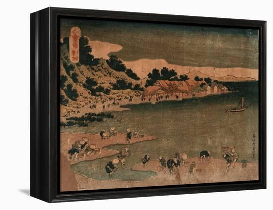 Shimosa Nobuto-Katsushika Hokusai-Framed Premier Image Canvas