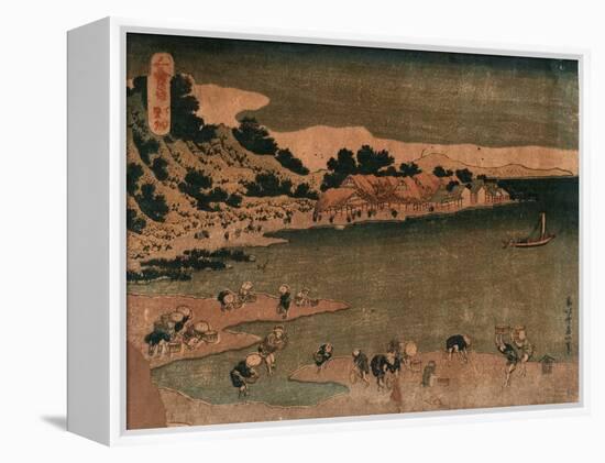 Shimosa Nobuto-Katsushika Hokusai-Framed Premier Image Canvas