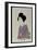 Shin Bijin (True Beauties) Depicting a Seated Woman, from a Series of 36, Modelled on an Earlier…-Toyohara Chikanobu-Framed Giclee Print