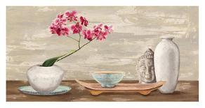 Blue Orchid-Shin Mills-Stretched Canvas