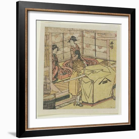 Shinagawa C. 1804-Katsushika Hokusai-Framed Premium Giclee Print