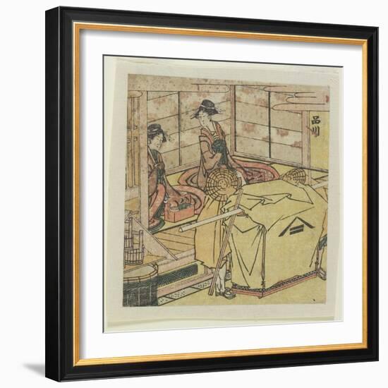 Shinagawa C. 1804-Katsushika Hokusai-Framed Premium Giclee Print