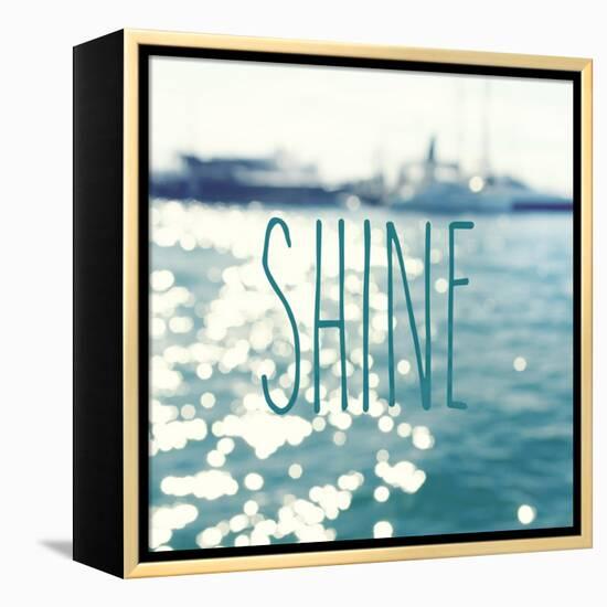Shine in the Ocean-Sarah Gardner-Framed Stretched Canvas