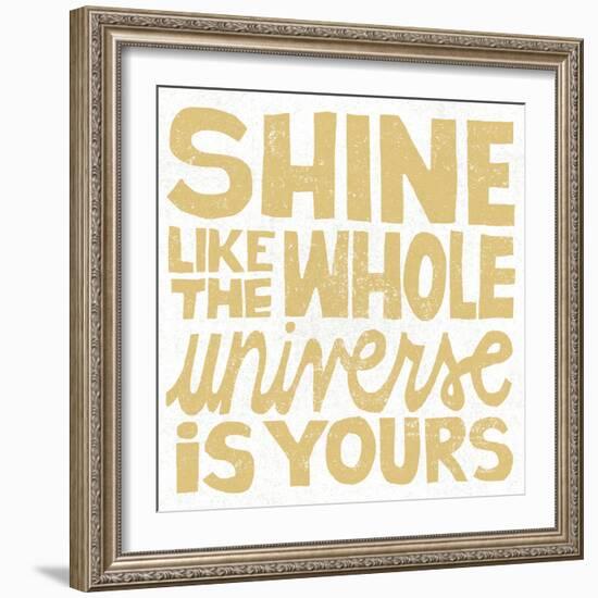 Shine Like the Whole Universe-Michael Mullan-Framed Art Print