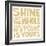 Shine Like the Whole Universe-Michael Mullan-Framed Art Print