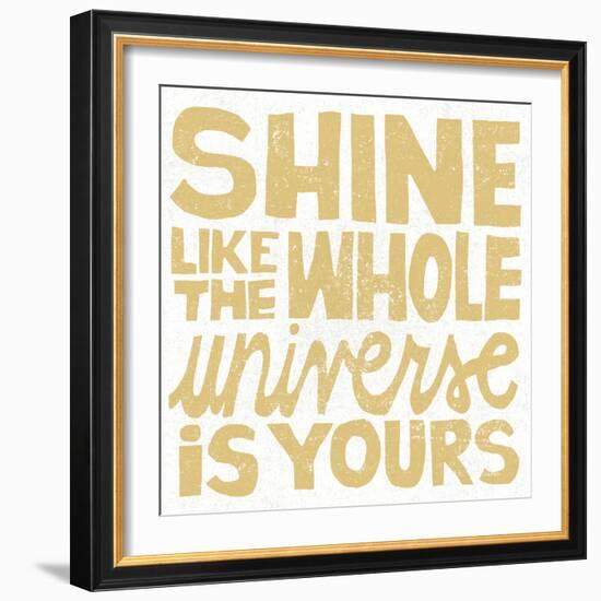 Shine Like the Whole Universe-Michael Mullan-Framed Art Print