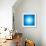 Shining Blue Lights-marinini-Framed Art Print displayed on a wall