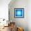 Shining Blue Lights-marinini-Framed Art Print displayed on a wall