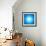 Shining Blue Lights-marinini-Framed Art Print displayed on a wall