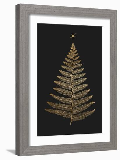 Shining Bright at Christmas Night-Kubistika-Framed Giclee Print