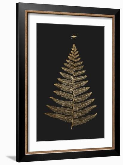 Shining Bright at Christmas Night-Kubistika-Framed Giclee Print