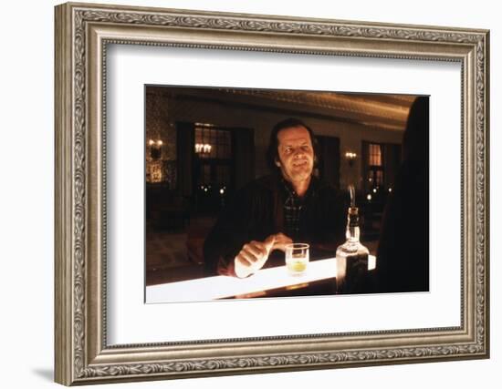 Shining by Stanley Kubrik with Jack Nicholson, 1980 (d\apres StephenKing) (photo)-null-Framed Photo