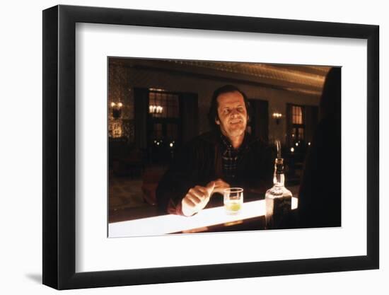 Shining by Stanley Kubrik with Jack Nicholson, 1980 (d\apres StephenKing) (photo)-null-Framed Photo
