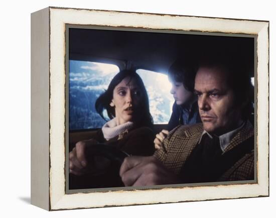 Shining by Stanley Kubrik with Shelley Duvall, Danny Llyod and Jack Nicholson, 1980 (d' apres Steph-null-Framed Stretched Canvas