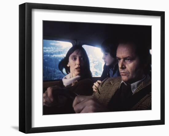Shining by Stanley Kubrik with Shelley Duvall, Danny Llyod and Jack Nicholson, 1980 (d' apres Steph-null-Framed Photo