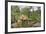 Shining Inkcap (Mica Inkcap) (Coprinellus) (Coprinus Micaceus) Clump Growing-Nick Upton-Framed Photographic Print